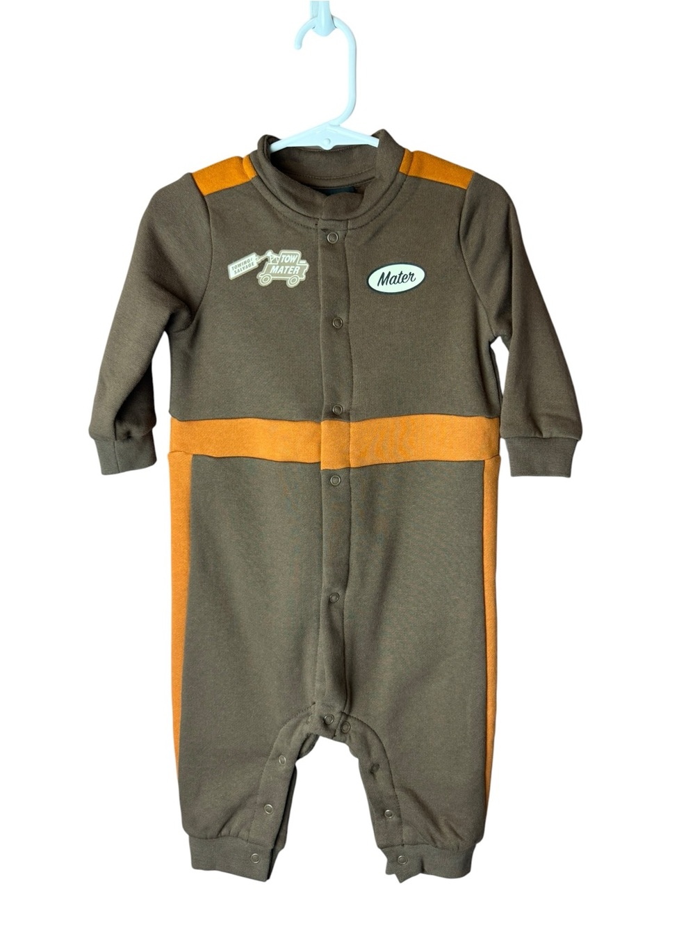 BoxLunch Disney Pixar Two Mater Racing Suit Jumpsuit 12M